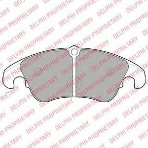 LP2077 колодки дисковые п.\ Audi A4/A5/Q5 1.8/2.0/3.0/2.0-3.0TDi 07> LP2077 DELPHI