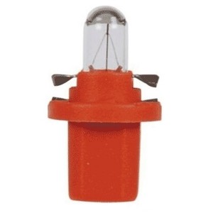 Лампа 12V 1W BX8.5d оранжевый патрон Plastic Base NARVA 170193000 NARVA