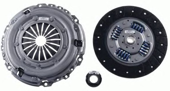 Сцепление CITROEN BERLINGO II, PEUGEOT PARTNER II 1.6HDi 623332500 623 3325 00 LUK