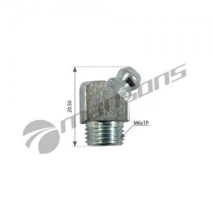 пресс-маслёнка М8х1 угловая 45 гр M036 MANSONS