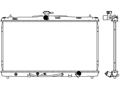 Радиатор TOYOTA CAMRY (XV5#) (11-)  34618540 34618540 SAKURA
