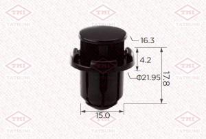 Клипса автомобильная [упаковка 10 штук] TJB1541 TJB1541 TATSUMI
