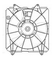 Э/вентилятор кондиц. для а/м Honda Civic 4D (06-) (с кожухом) (LFAC 2304) LFAC 2304 LUZAR