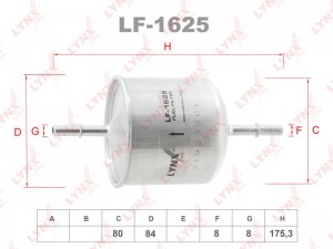 VOLVO S6/S80  2.4L LF-1625 LYNXAUTO