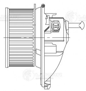 MB SPRINTER 01/95>/VW LT 96> без кондиционера LFH1580 LUZAR