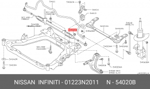 ГАЙКА, ШЕСТИГРАННАЯ, НВД-10ММ 01223-N2011 01223-N2011 NISSAN