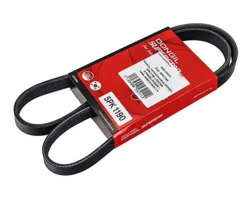 Ремень приводной поликлиновой 5PK1190 JAC K7 (ISG12) генератора DONGIL 5PK1190 DONGIL