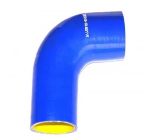 Патрубок радиатора КАМАЗ-65115 верхний (D60/70, L110/150) силикон (TECHNIK) 65115130301010 TECHNIK
