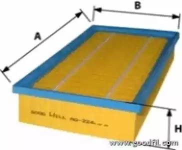 Фильтр воздушный AG224 AG 224 GOODWILL