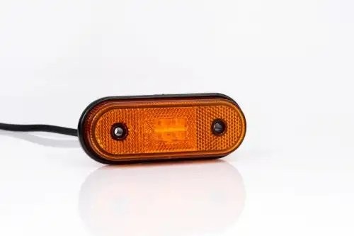 фонарь габаритный! жёлтого цвета, LED 120x46 с проводом 0.5м\ FT020ZLED FRISTOM