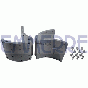 Накладки тормозные STD 19933 [с заклепками] AC2135 EMMERRE