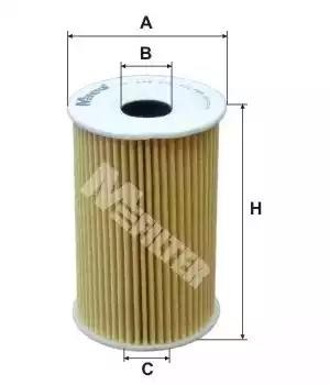фильтр масляный!\ VW Golf/Polo/CRAFTER, Audi A3 1.6TDi 09> TE649 MFILTER AUTOMOTIVE FILTERS