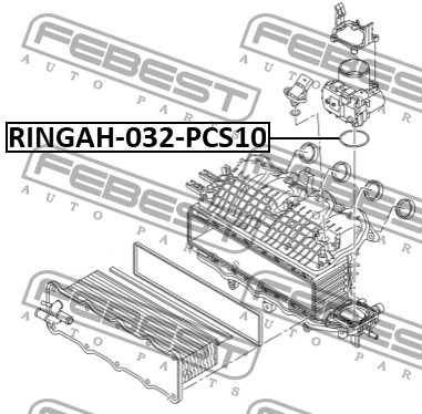 Кольцо уплотнительное VW AUDI SEAT SKODA FEBEST RINGAH-032-PCS10 FEBEST