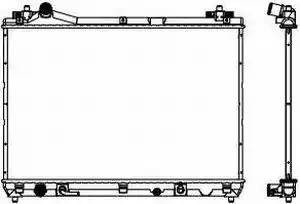 Радиатор SUZUKI Grand Vitara (05-) охлаждения двигателя SAKURA 34318501 SAKURA