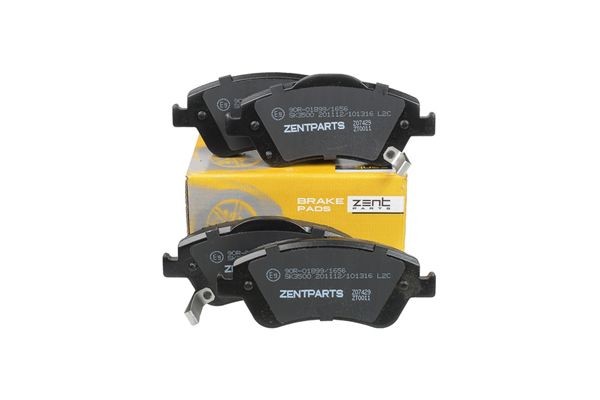 колодки дисковые передние! Toyota Auris 1.4VVTi/1.6VVTi/1.4D-4D 07> Z07429 ZENTPARTS