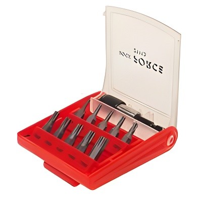 Набор бит 1/4" TORх T7-Т40 25мм 11 предметов с держателем ROCKFORCE RF-21113 ROCK FORCE