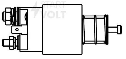 Реле втягивающее стартера для а/м Hyundai Getz (02-)/Kia Picanto (04-) 1.1i (тип VSR 0829 START VOLT