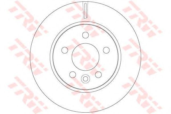 Диск тормозной передний VW AMAROK DF6482 DF6482 TRW