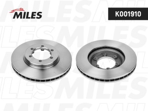 Диск тормозной SSANGYONG KORANDO 96-/MUSSO 96-/REXTON 2.9D 02- передний K001910 K001910 MILES