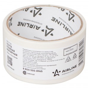 Скотч малярный 48 мм х 10м /AIRLINE/ AAT-P-03 AIRLINE