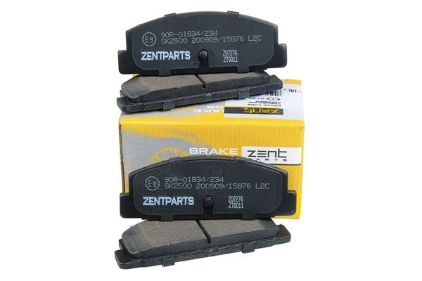 колодки дисковые задние Z07276 ZENTPARTS