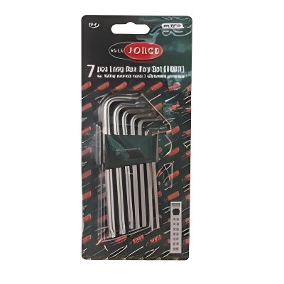 Набор ключей TORX T10-Т40 Г-образных удлиненных 7 предметов с держателем ROCKFOR RF5071L ROCK FORCE