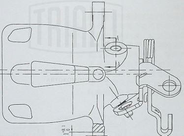 Суппорт торм. VW Golf VI (08-)/Audi A3 (03-) зад. прав. d=38мм (CF 182560) CF 182560 TRIALLI