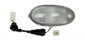Фонарь габаритный IVECO белый левый (в козырек) DT 725323 DIESEL TECHNIC