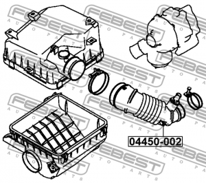 Патрубок воздушного фильтра 04450-002 04450-002 FEBEST