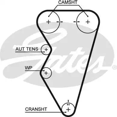 Ремень зубчатый 5497XS 145 x 26 (8597-15497) 5497XS GATES