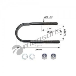 Стремянка ROR M24х151х280 (84-64051-SX) 800.042 MANSONS
