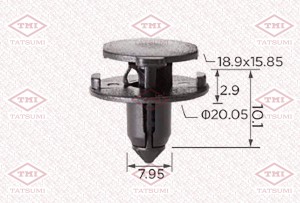 КРЕПЛЕНИЕ ЛОКЕРА MITSUBISHI /NISSAN TJB1269 TATSUMI