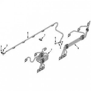 Болт-штуцер М6х1х16.3 КАМАЗ Камминз ISLe, 6CT (3282141) (Haffen) 0715 HAFFEN