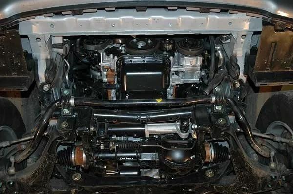 защита картера! сталь 2.5 мм\ Hyundai H1/Starex 2.4/2.5TD 4WD 02-07 10.1026 SHERIFF