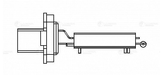 Резистор эвент. отоп. для ам Fiat Albea (02-) (LFR 1661) LFR 1661 LFR 1661 LUZAR