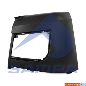 Угол бампера правый MB MP4 GIGA space (серый) 18101159 SAMPA