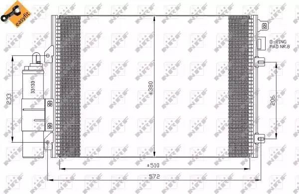 RENAULT CLIO/SYMBOL (1998>)/KANGOO (1997>) 35430 NRF