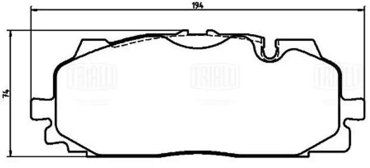 Колодки торм. Audi A4 (B9) (17-)/A5 (16-) диск. перед. т/с Akebono (керам.) (PF  PF4473CR TRIALLI
