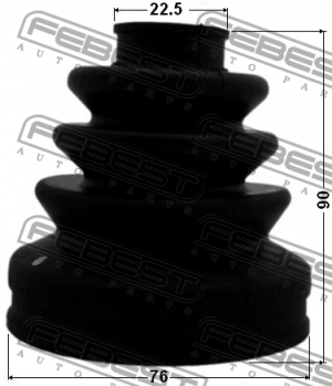 Пыльник ШРУСа HONDA Accord (08-) внутреннего комплект FEBEST 0315-CU2 FEBEST