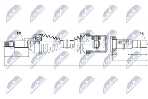 привод правый! 1092mm\ Ford Transit 2.2 TDCi 13> NPW-FR-074 NTY
