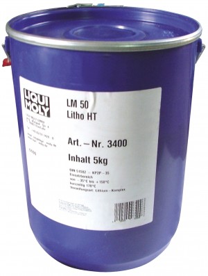 LiquiMoly LM 50 Litho HT 5KG смазка высокотемпературная для ступиц подшипников ! 3400 LIQUI MOLY