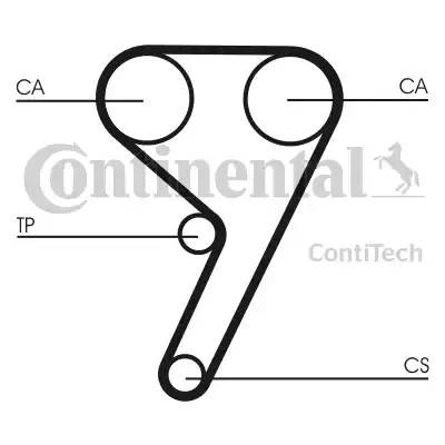 рем.к-кт ГРМ с помпой!\ Ford Focus/Mondeo/Fusion/Fiesta/C-Max/B-Max 1.25-1.6 05> CT881WP2 CONTITECH