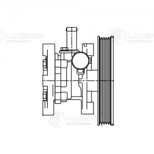 Насос ГУР для ам Mitsubishi Lancer IX (03-) 1.3i,1.6i (LPS 1101) LPS 1101 LUZAR