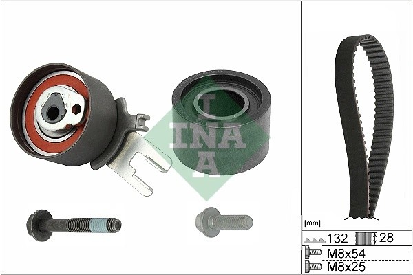 Комплект ГРМ VOLVO S40,S60,S70,S80,V70,XC70,XC90 INA 530 0582 10 INA