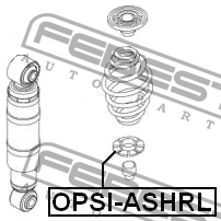 OPEL ASTRA/VECTRA/CORSA НИЖНЯЯ/ВЕРХНЯЯ OPSI-ASHRL FEBEST