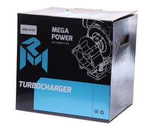 Турбокомпрессор HYUNDAI Starex H-1 дв.D4BF (2.5) MEGAPOWER 110-14-017 MEGA POWER