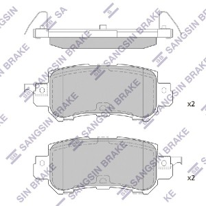 Колодки тормозные MAZDA CX-5 11- задние SP1672 SP1672 SANGSIN