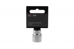 Головка торцевая 16 мм квадрат 3/8" хром-ванадий LECAR000161214 LECAR