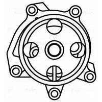Насос водяной для а/м Nissan Qashqai (13-)/X-Trail T32 (14-) 2.0i [MR20DD] LWP14 LWP1420 LUZAR