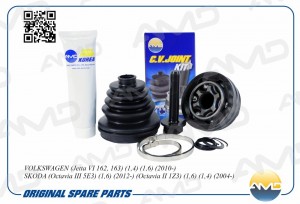 ШРУС наружный (T36/T30) без кольца ABS VOLKSWAGEN Jetta VI 162, 163, 1,4, 1,6, 2 AMD.SH191 AMD